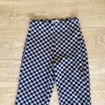 Urban Outfitters  Checkerboard Flare Pants in Brown and Tan Photo 1