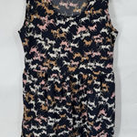 Anthropologie Porridge Horse Race Print Dress Women Small Navy Equestrian Boho Photo 0