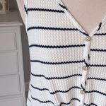 Paper Crane White Waffle Tie Knot Top Photo 1