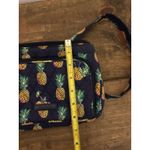 Vera Bradley  Quilted Crossbody Purse Navy Blue Pineapple Tropical Birds Photo 7