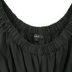 Rails  Anastasia Black Sleeveless Tiered Poplin Ruched Dress S Photo 5