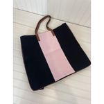 Victoria's Secret NWT  Weekender Tote Bag Purse London New York Paris Black Pink Photo 2