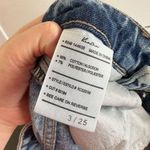 Kancan Women’s 3/25 Collie High Rise Mom Jeans Distressed Blue Photo 6