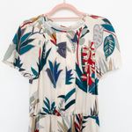 Tory Burch Anatolie Utopia Floral Silk Mini Dress Ivory Multicolor Size 0 Boho Photo 1