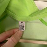 Under Armour Highlighter Green Half Zip long Sleeve Photo 4