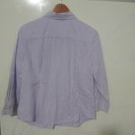 Van Heusen  L Lavender Checked Oxford Top Photo 5
