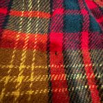 Vintage 1950s Abby Michael Ltd Red Yellow Green Tartan plaid wool golf pants. Size XS Photo 9