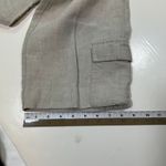 Eddie Bauer Linen Cargo Capri Pants Womens 10P Gray Photo 6