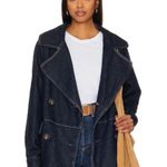 Free People Denim Car Denim Jacket. Size medium Photo 1