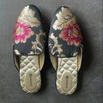 Birdies  Phoebe Floral Jacquard Slip On Flats Mule Size 7 Photo 1