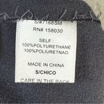 Love Tree   Faux Leather Black Midi A-Line Skirt SZ:S Photo 4