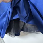 VTG Niki by Niki Livas Dance Prom May Event Occasion Maxi Dress Sz 6 Blue Photo 5