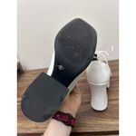 LAMODA White Platform Lace Up Chunky Heel Oxford Shoes Women's Size 8 Photo 5