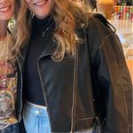 Pull & Bear  Faux Leather Jacket Photo 3