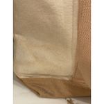 Vintage Nantucket Canvas Tote Bag Flowers Cream Tan Open Boston Hand Print Used Photo 6