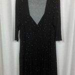 Torrid Super Soft Black Star Print Skater Mini Dress Sz.1 Photo 6