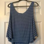 Salt Life Blue and White Striped  Tank Top  Photo 1