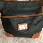 Valentina Italia Crossbody Bag Purse Black/Tan Black Photo 0