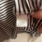 Elizabeth and James ✨ White French Terry Stripe Sz XL Top✨ Photo 5