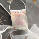 Women's Sheer Star and Moon Lightweight Swimwear Coverup Size S NWT White Photo 9