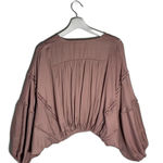 Mustard Seed  Blouse Women's Size S Purple Oversized Boho Photo 1