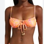 Kulani Kinis Ruched Underwire Bra Bikini Top in Citrus Sunrise Photo 2