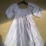 Shinestar Lavender Square Neck Dress Photo 0