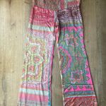 Alice & Trixie  100% Silk Boho Paisley Patchwork Wide Leg Pants XS USA festival Photo 0