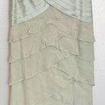 Tadashi Shoji VTG Tadashi Neiman Marcus Gown Pleated Satin Bodice Tiered Chiffon Maxi Dress XS Photo 0