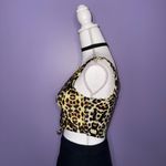 Zaful NEW  Leopard Print Scoop Neck Knotted Tankini Top Photo 9
