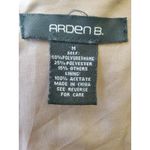 Arden B  Rayon Blend Metallic Golden Blazer Jacket Short sz M Medium Photo 9