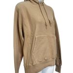 Champion Vintage Reverse Weave Tan Beige Khaki Hoodie Sweatshirt size S Photo 1