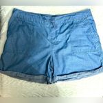 Como vintage Women’s Blue Denim Shorts Size Large Photo 9