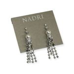 new Nadri ♕ Pearl Crystal Drop Bride Earrings ♕ Rhodium ♕ Wedding Bridal Jewelry Silver Photo 10