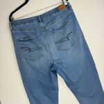 American Eagle  Curvy Super High Rise Jeggings Sz 12 SHORT Light Medium Wash Photo 10