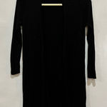 INC  WOMENS CARDIGAN BLACK‎ LARGE OPEN FRONT LONG SLEEVE Photo 0