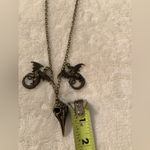 Unique bird skull dragon necklace, one of the kind Photo 5