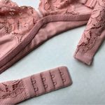 Victoria's Secret Victoria’s Secret ribbed lace bralette in size medium dusty rose Photo 5