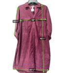 st. john's bay Long Sleeve Burgundy Dress size PL Photo 4