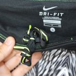 Nike | Gray/Black Pattern Tie Waist Dri-Fit Leggings Photo 7
