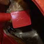 Longchamp  Women's Red Le Pliage Leather Backpack Photo 9