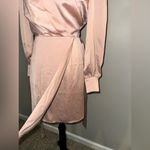 Adelyn Rae  -TESORA SATIN FAUX WRAP DRESS Photo 7