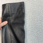 Old Navy Vintage  Black Leather Blazer Photo 8