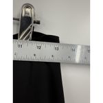 BCBGMAXAZRIA  Jackee Draped Pants Womens Small‎ Black Crepe Ruffle Slit Wide Leg Photo 8