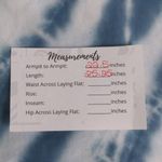 Good American Hoodie Sweatshirt Blue White Tie Dye Long Sleeve USA 2 (M) New Photo 10