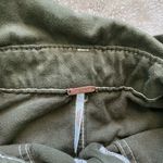 Free People Splendor In The Grass Army Green Tie Mini Skirt Photo 2