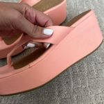 l*space x Matisse “Alisa” platform thong flip flop in crystal pink square toe Photo 7