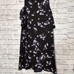 LC Lauren Conrad  Black Floral Dress cold shoulder size M‎ Photo 1