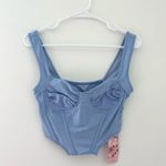 SheIn Light blue corset top Photo 0