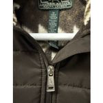 Ralph Lauren Lauren Active Jacket Fleece Aztec Design Brown Ivory Panel Zip Sz M Size M Photo 5